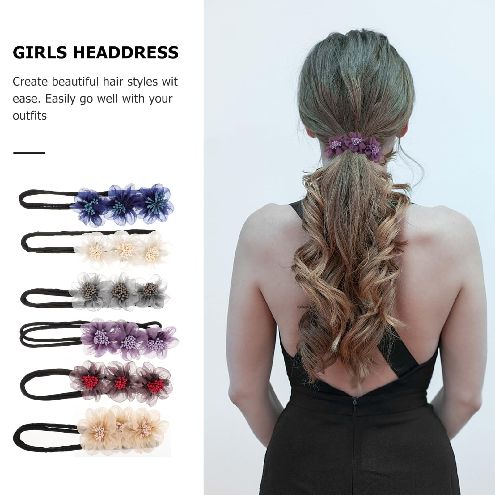 FRCOLOR 18stücke Teiliges Haarknoten-maker Für Frauen Blumen-haaraccessoires Einfach Zu Tragender Haarknoten-styler Für Verschiedene Frisuren Leicht Und Modisch