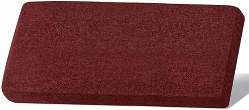 Cojín de banco o columpio para exteriores/interiores, 40 x 14 x 2 pulgadas, impermeable, para muebles, cojines inferiores antideslizantes, para sofá