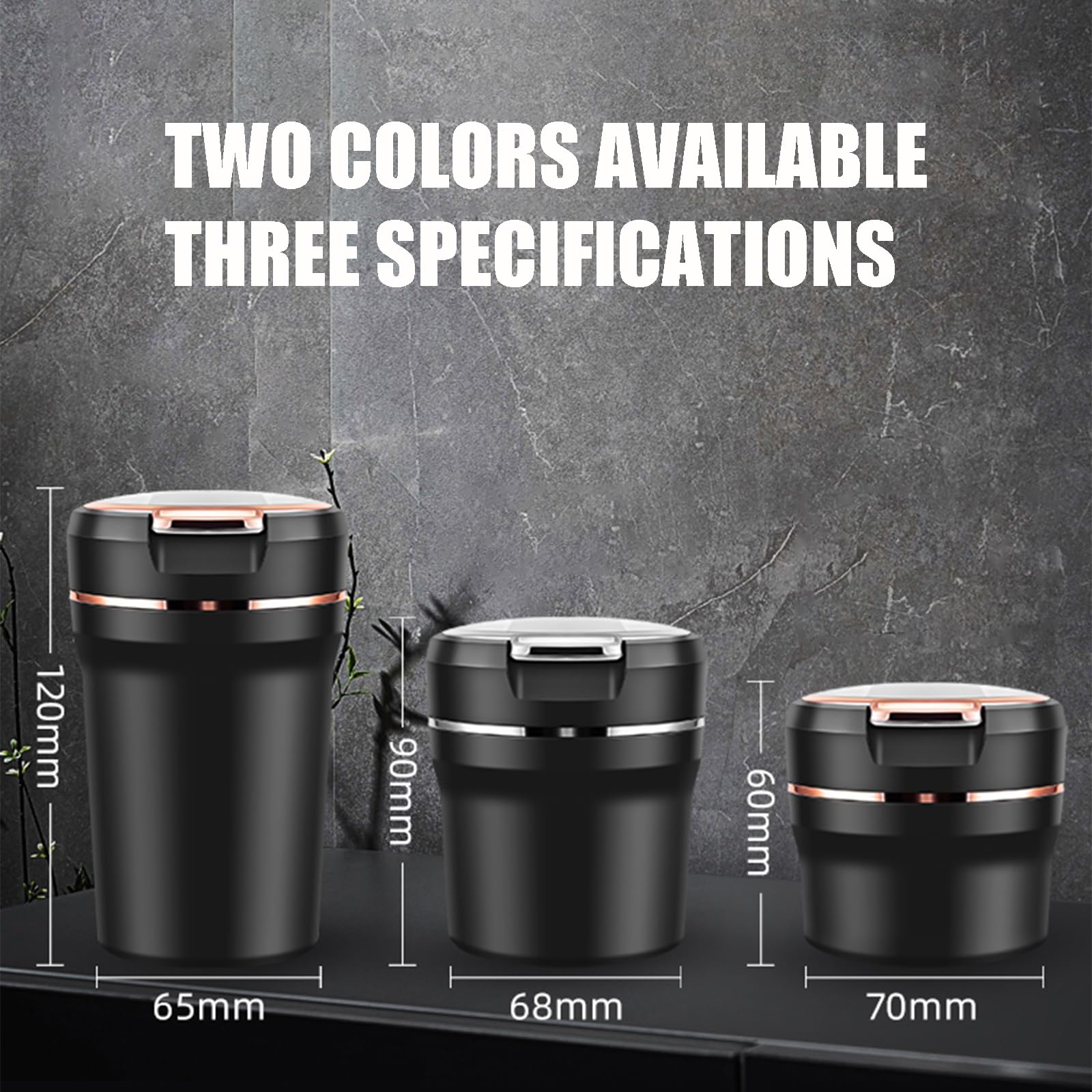 RESTOPARTS - Rear Armrest Ash Tray Set