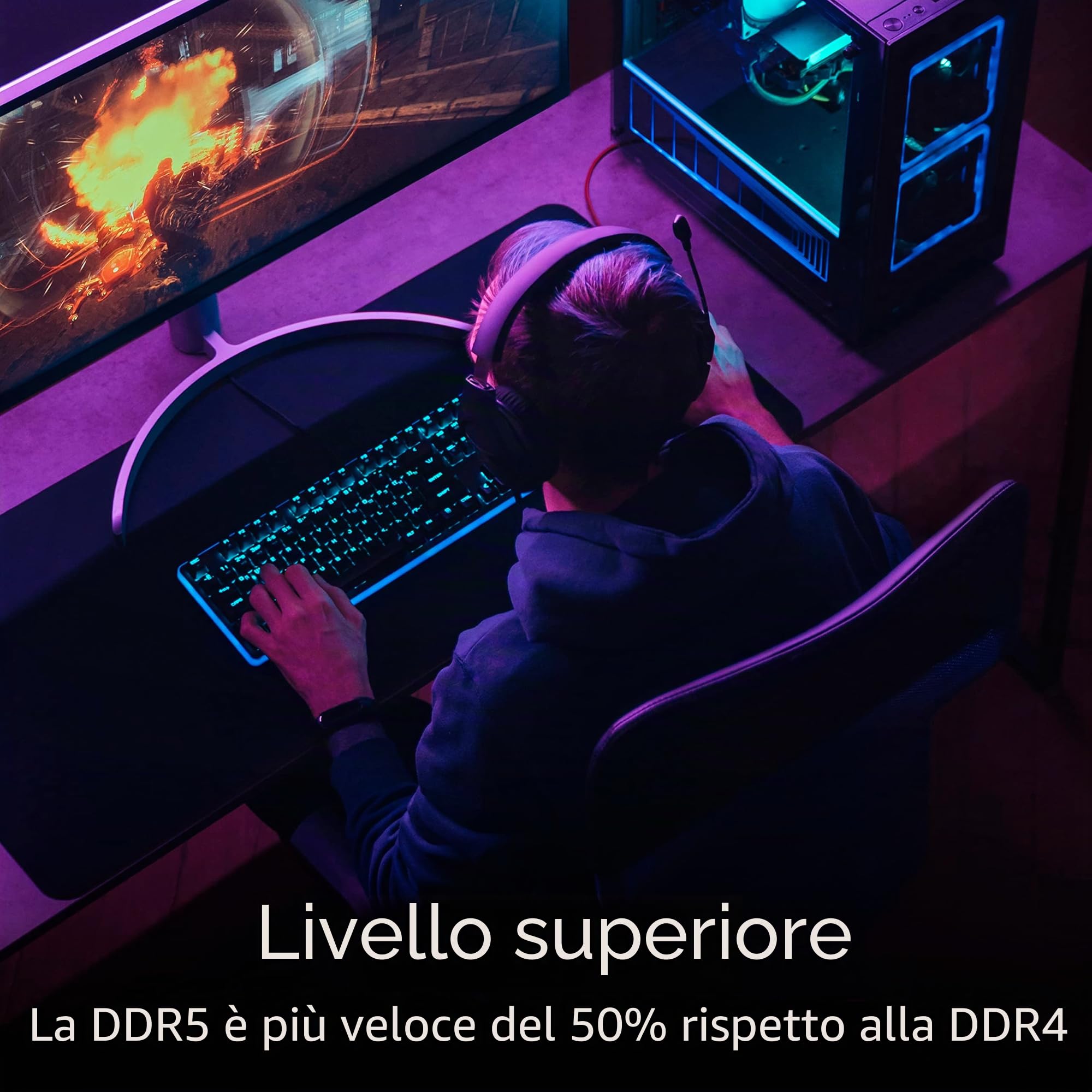 Integral 8GB DDR5 RAM 4800MHz DIMM PC Desktop Computer Modulo di Memoria