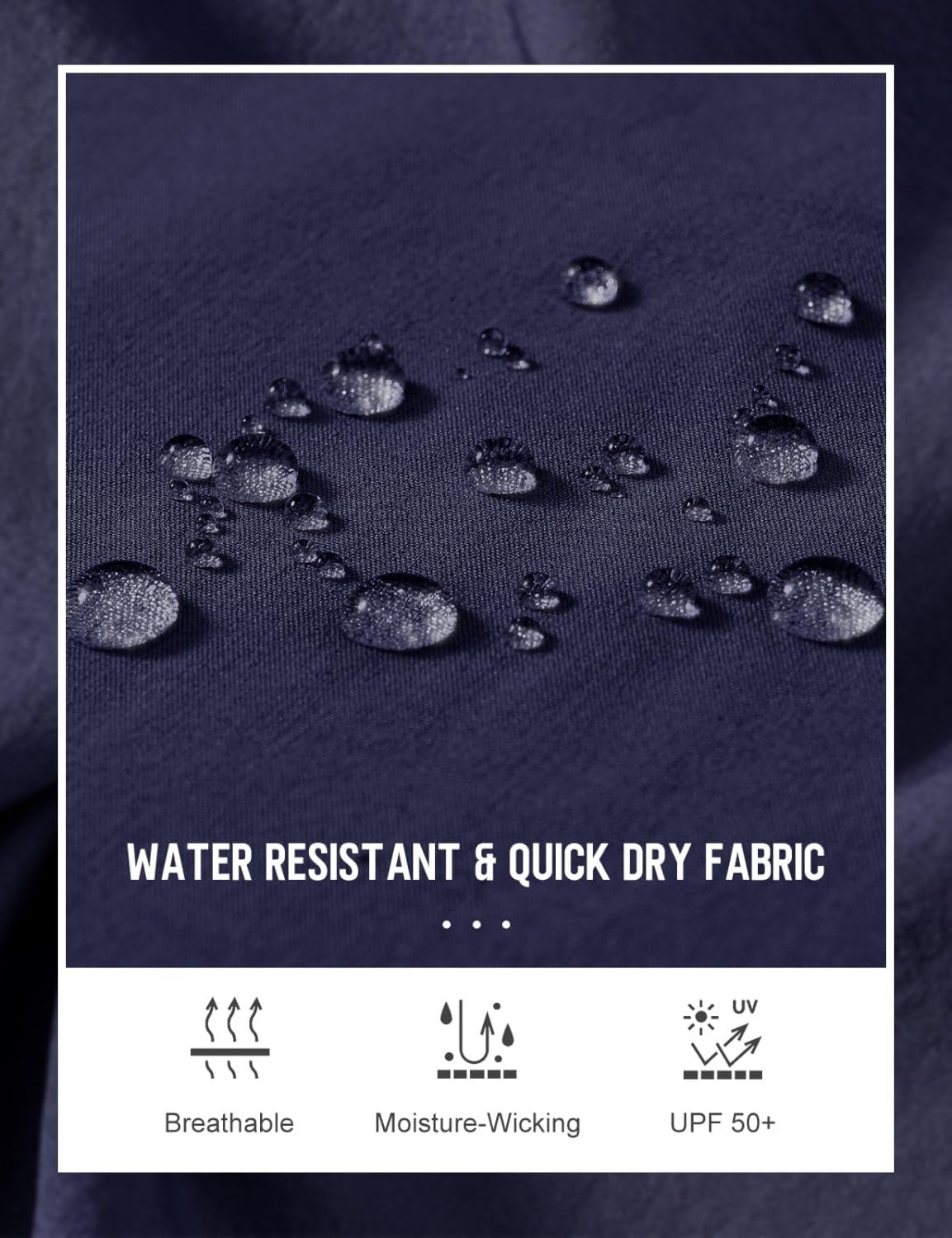 Gopune Women's Hiking Pants Lightweight Quick Dry Water Resistant Elastic Waist Workout Travel Athletic Joggers