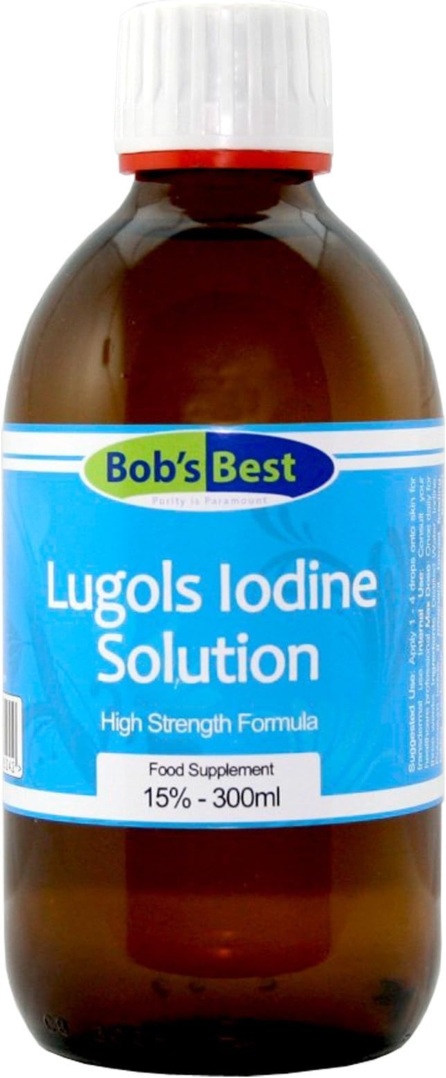 Lugol's Iodine Solution - 15% - 300ml - Essential Earth Element & Antiseptic
