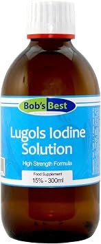 Lugol's Iodine Solution - 15% - 300ml - Essential Earth Element & Antiseptic