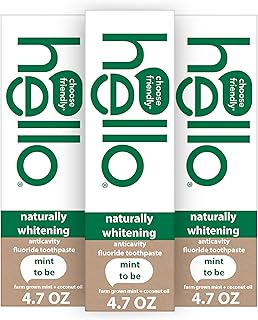 hello Naturally Whitening Fluoride Toothpaste, Natural Whitening Toothpa...
