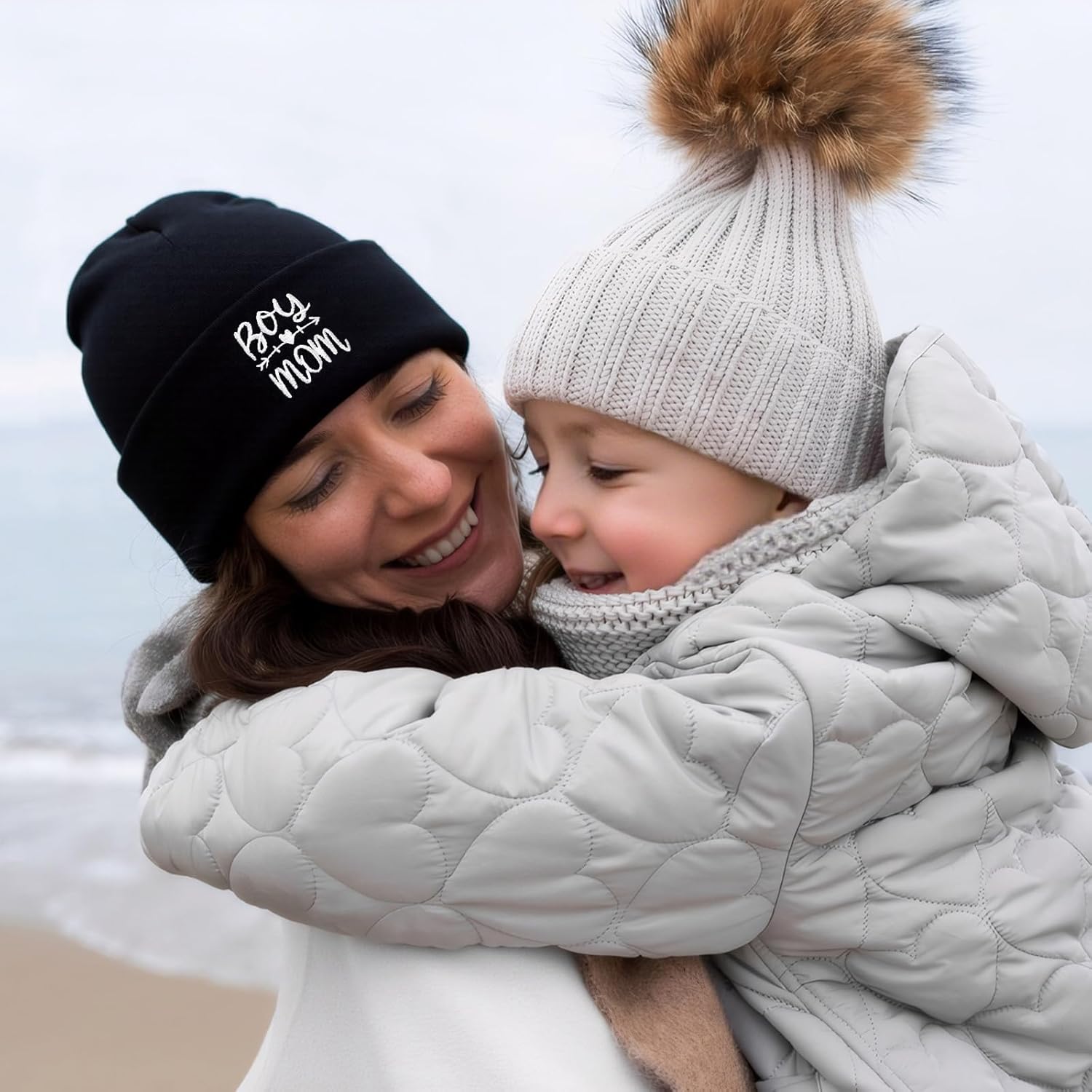 Boy Mom Hats, New Mama Gifts Mama Trucker Hat for Women from Son, Boy Mom Christmas Birthday Gifts - Image 5