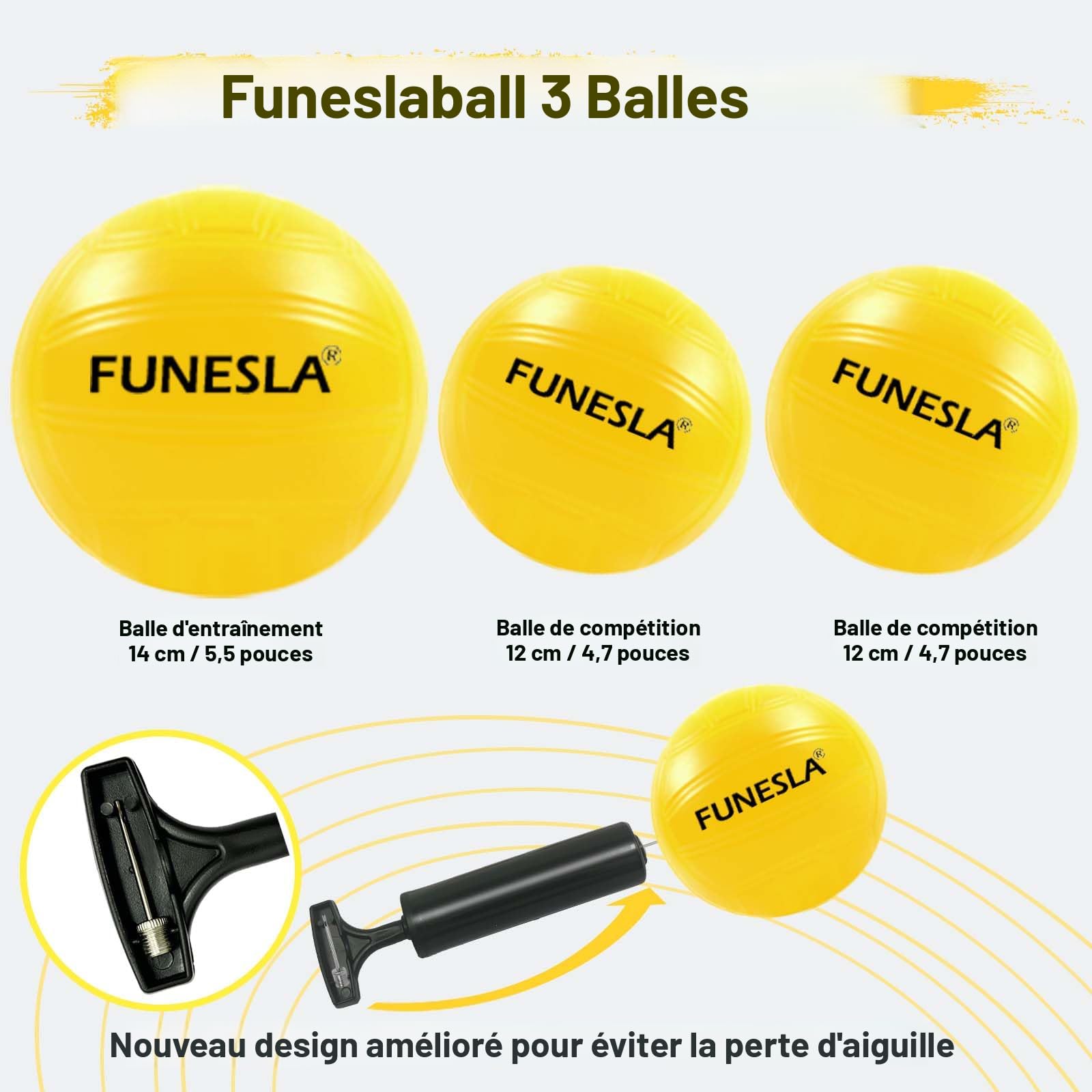 Jeu de 3 balles - Ensemble de balle réflexe de boxe sur bandeau à