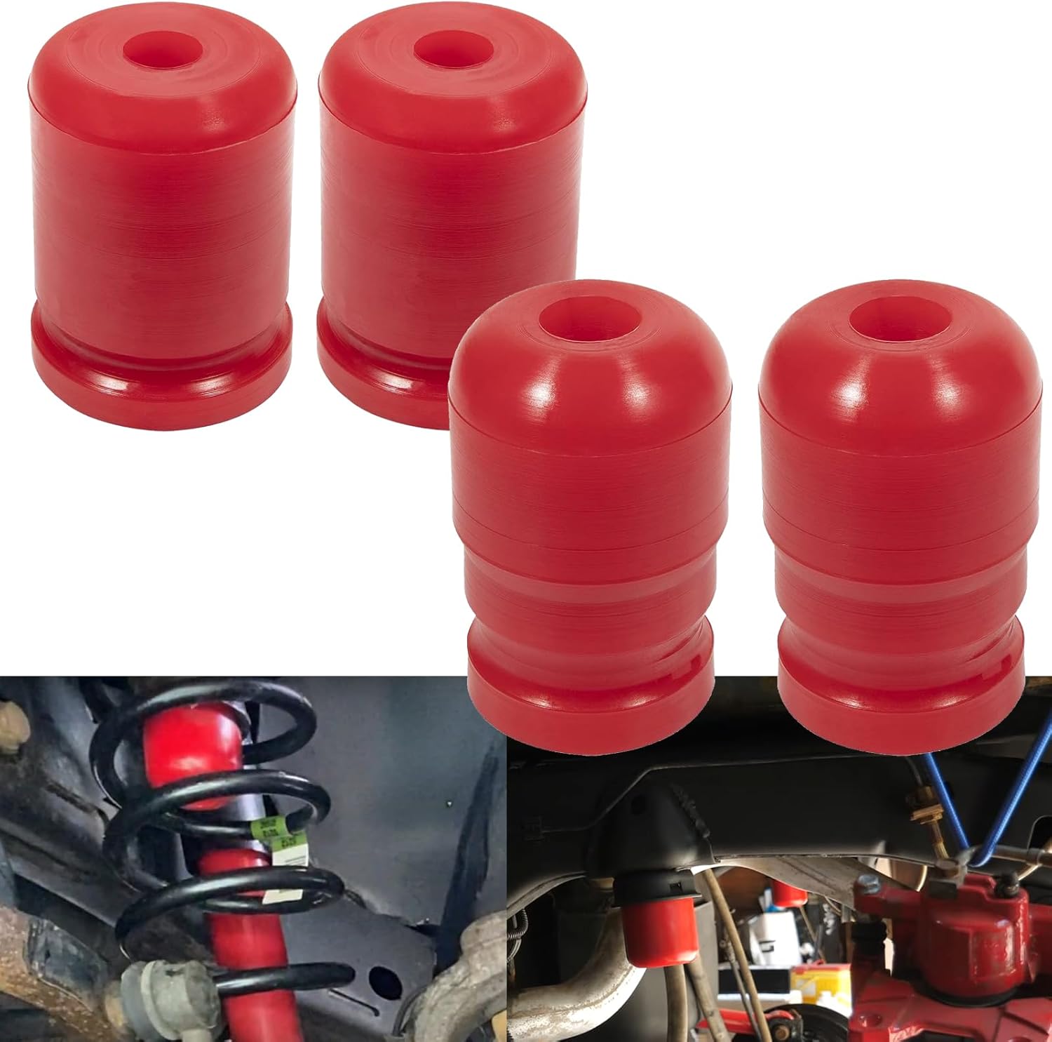 1-1303 Front Bump Stops & 1-1304 Rear Bump Stops for 2007-2018 Jeep Wrangler JK JKU