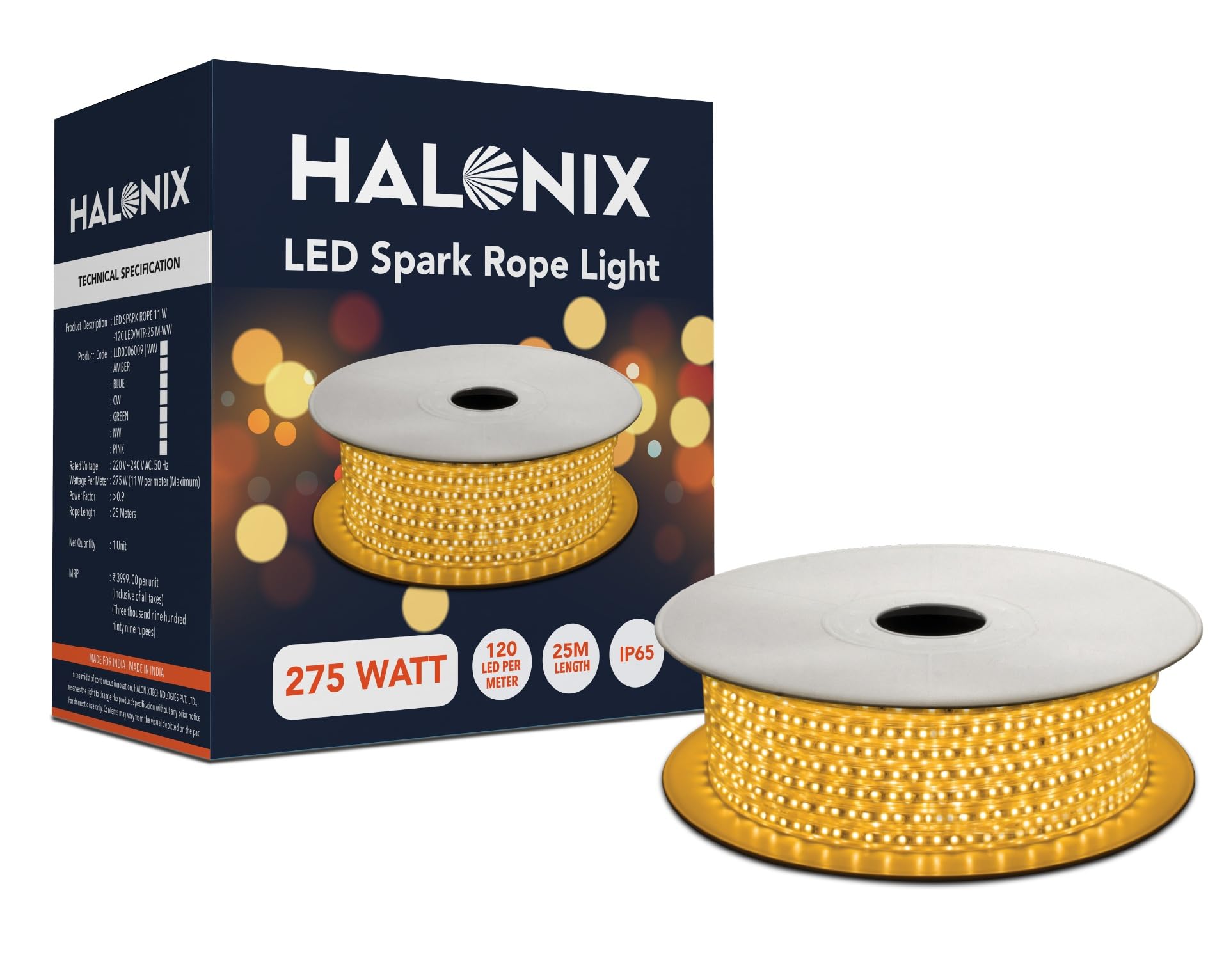 Halonix Rope Lights - 3 Pack, 10m Warm White -11 Halonix Rope Lights - 3 Pack, 10m Warm White -11