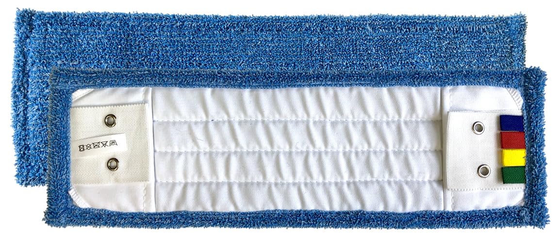 le plus de l'entretien balai à plat : monture lavage + 2 franges microfibres + manche
