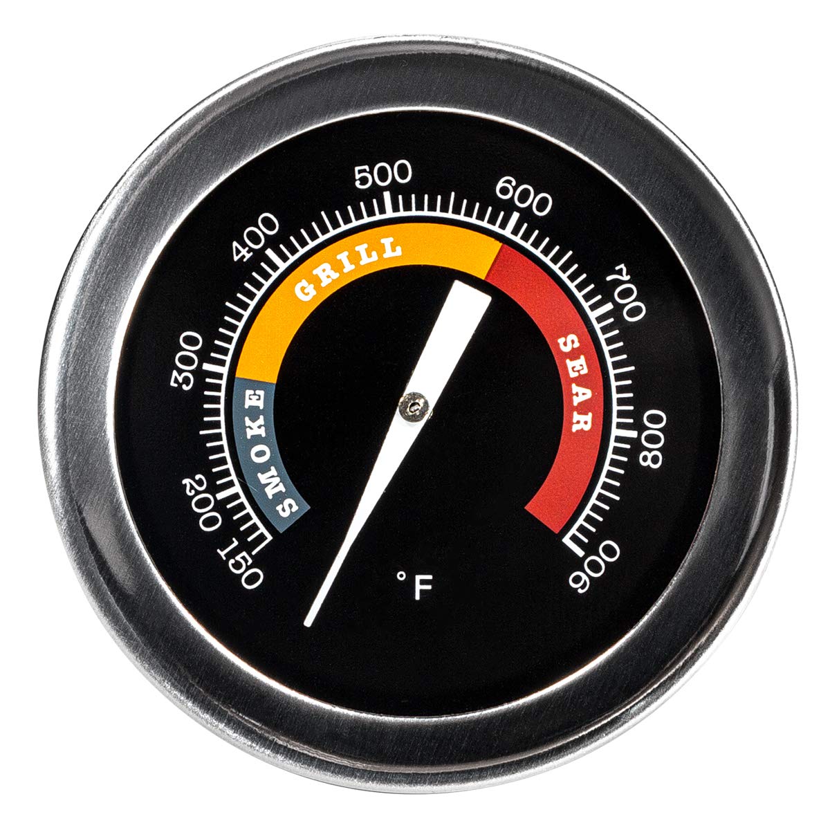 Mini 2" BBQ Grill Temperature Gauge for Charcoal, Smoker, Gas Grills
