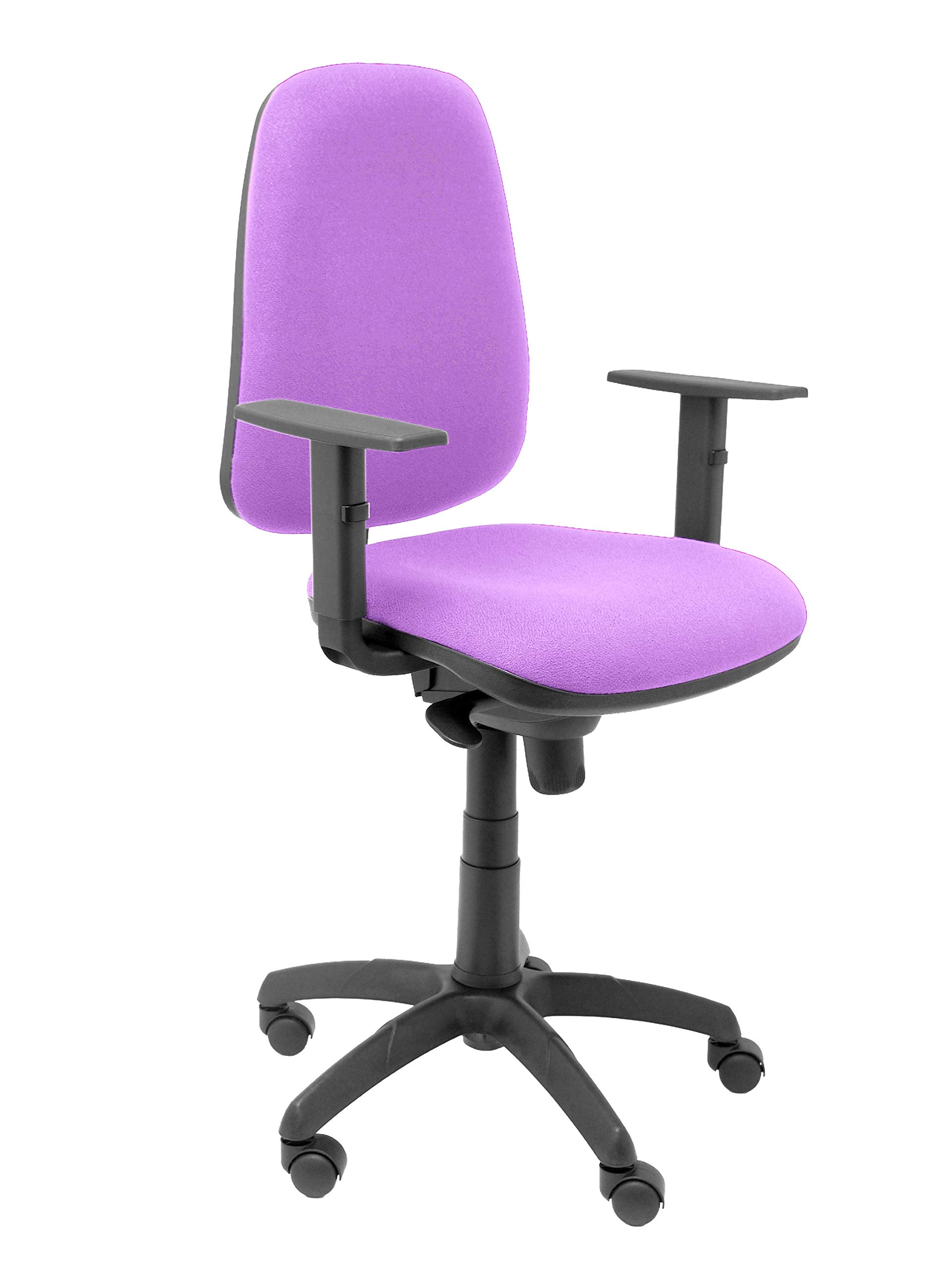 Silla Sierra S Bali Lila con Brazos Regulables Base Poliamida Negra