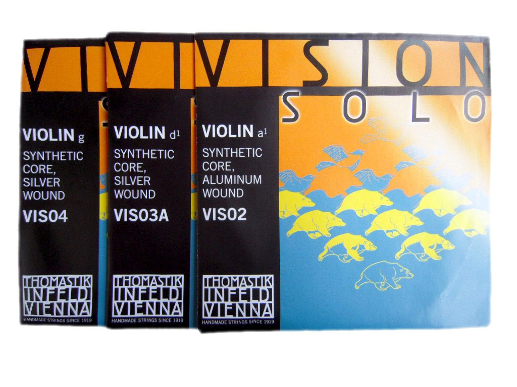 VISION and VISION SOLOバイオリン弦 Amazon | バイオリン弦 Thomastik Vision/ヴィジョン SOLO VIS02+03A+