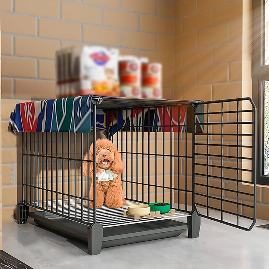 犬用　屋外、屋内用ゲージ　インセクトシールド　犬用ソフトクレート　M Amazon | RNQZ 小型大型犬用クレート、犬用ベビーサークル、特大