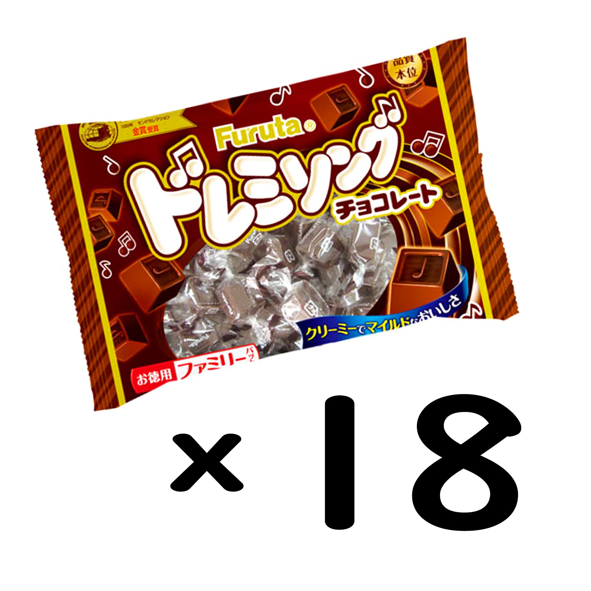Amazon | フルタ製菓 ドレミソングチョコ 173g×18袋 | フルタ製菓