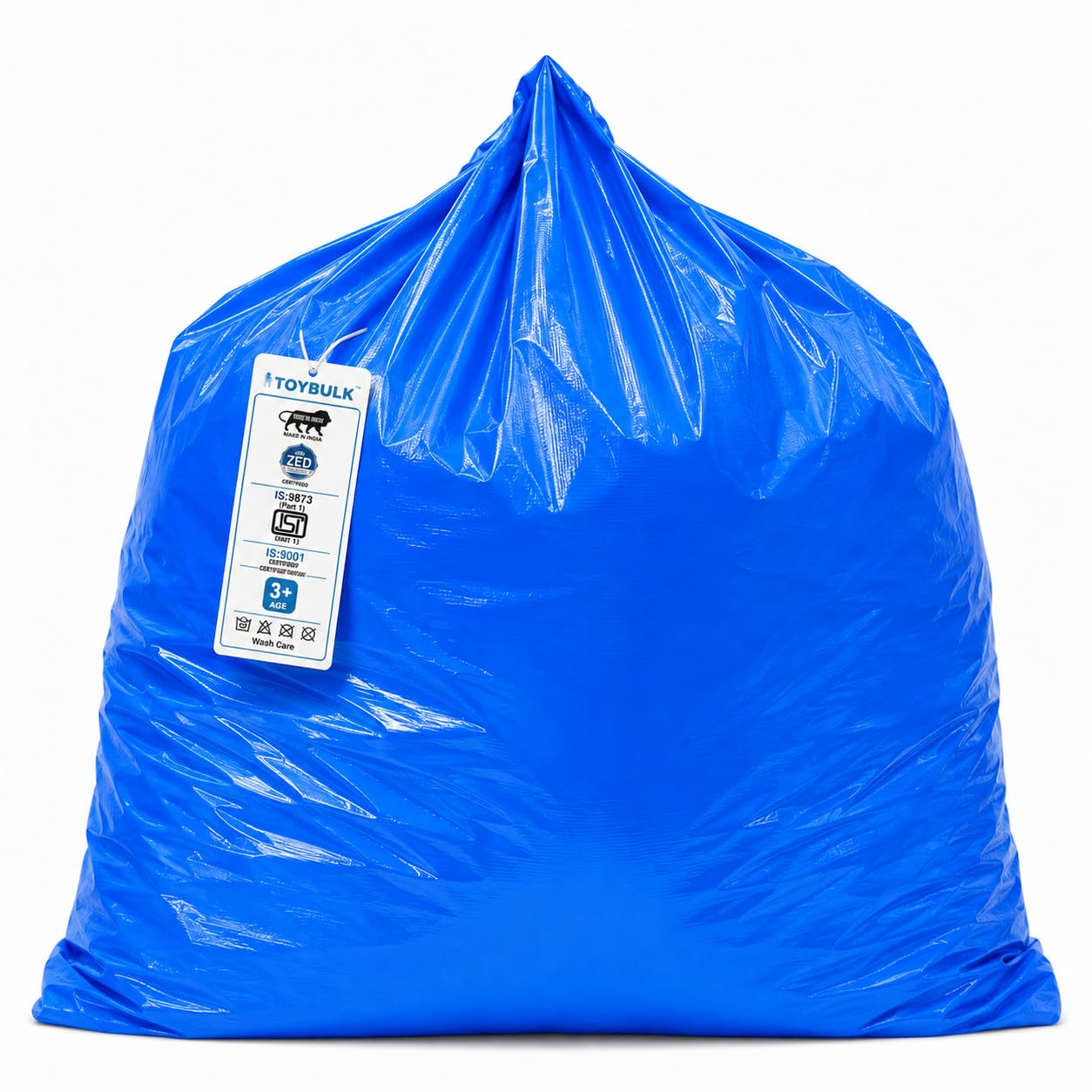 Hygiene waste fresh eco-friendly blue garbage bag (35x45 inch)-15 piece. Heavy Duty 75 micron, waste bag professional Grade medical bag, X-Large size No leak, 15 Count, Plastic-image-2