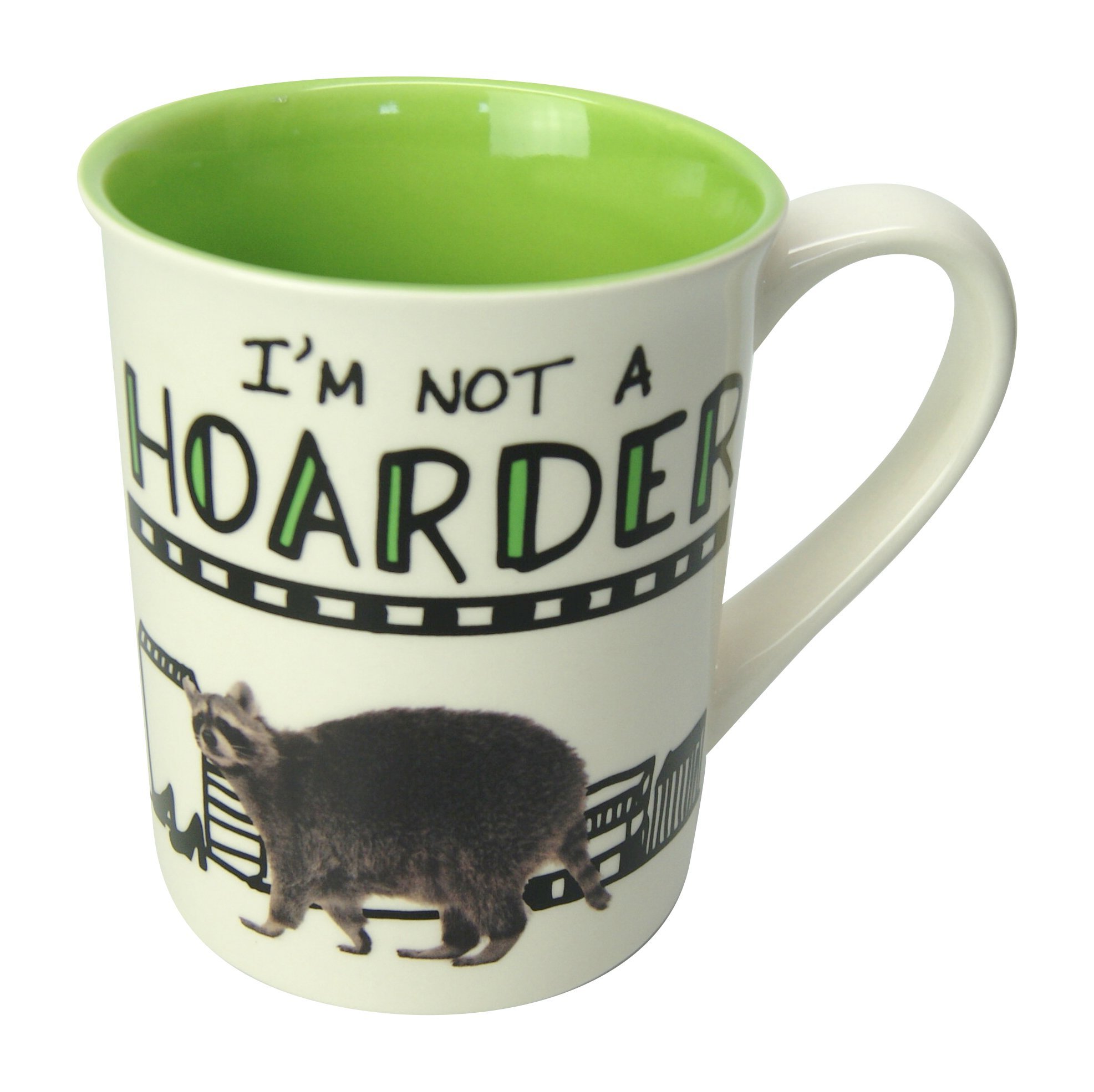 Enesco 4.5-Inch Hoots and Howlers Mug, 16-Ounce, Horder