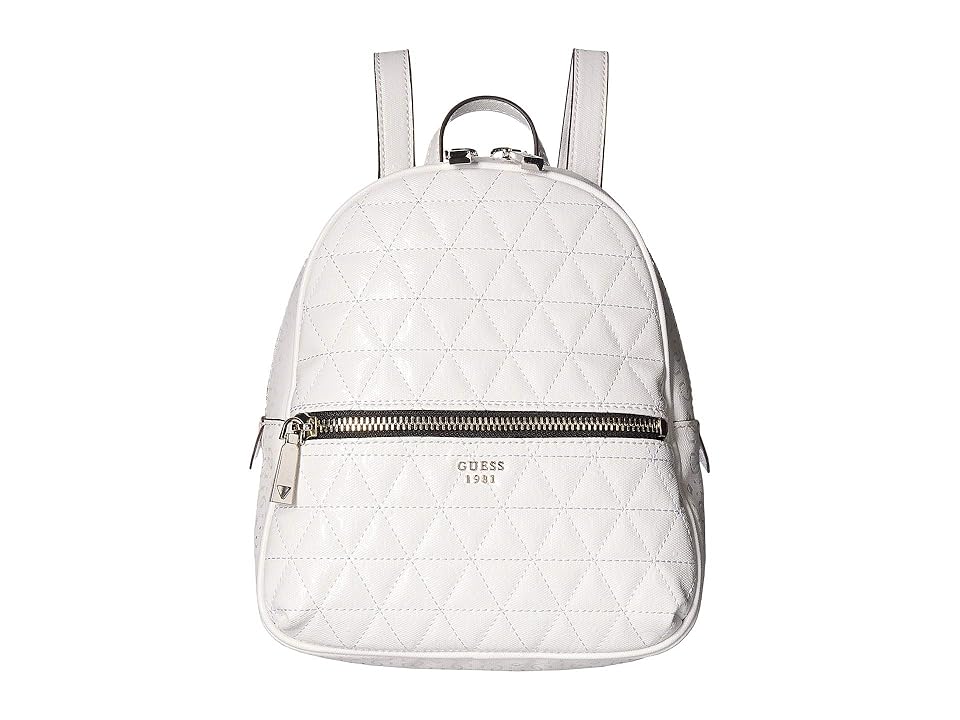 

GUESS Tabbi Backpack (White) Backpack Bags
