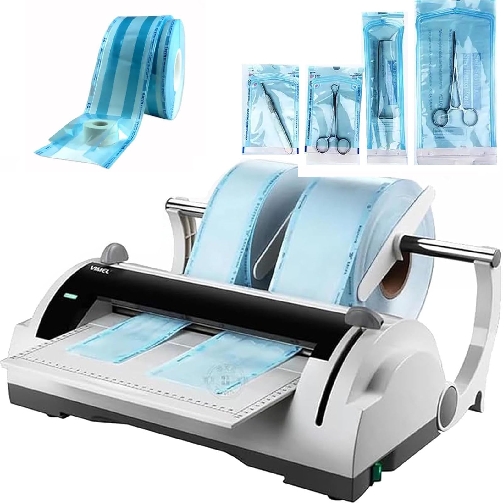 Máquina de Sellado Dental médico, máquina de Sellado térmico automático con Control automático de Temperatura, sellador de Bolsas de Calor, para Laboratorios, hospitales, clínicas.