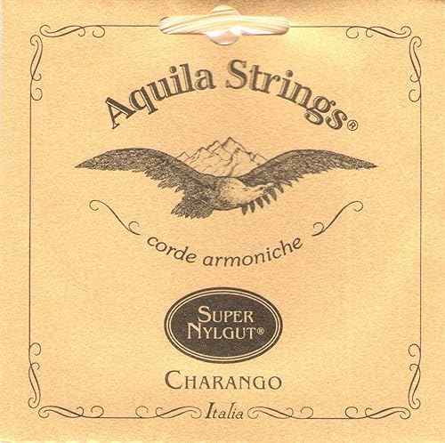 Aquila Juego Charango de 10 cuerdas de 1 canal (en octava), tensión media