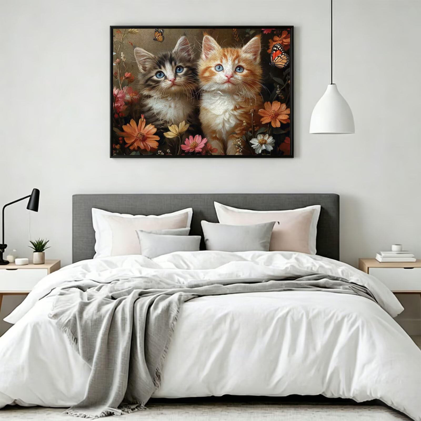 Puzzle 5000 Pezzi Fiori Puzzle Adulti, Gioco Educativo, n-301 | Jigsaw Puzzles gatto, Impossibile Difficile Sfida, Classici Gioco Familiare, Giochi Divertenti, Idee Regalo