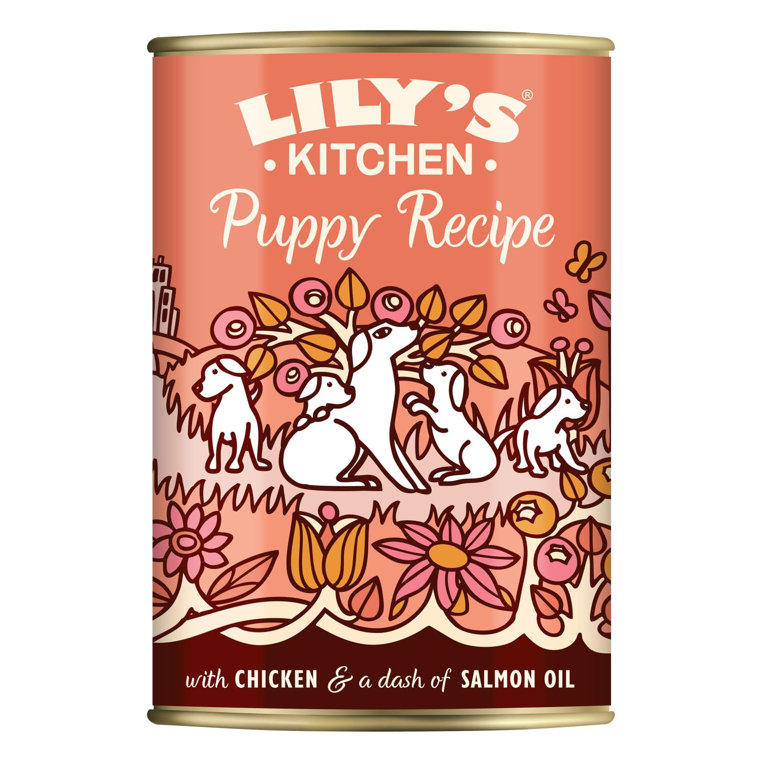 Lily's KitchenNatural Puppy Wet Dog Food Tins Chicken Grain-Free Recipe 6 x 400g