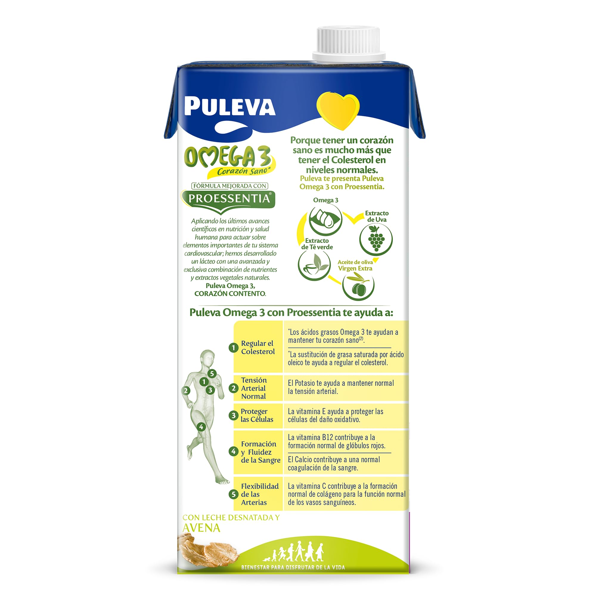 Puleva Omega 3 Leche con Avena Pack 6 x 1Lt