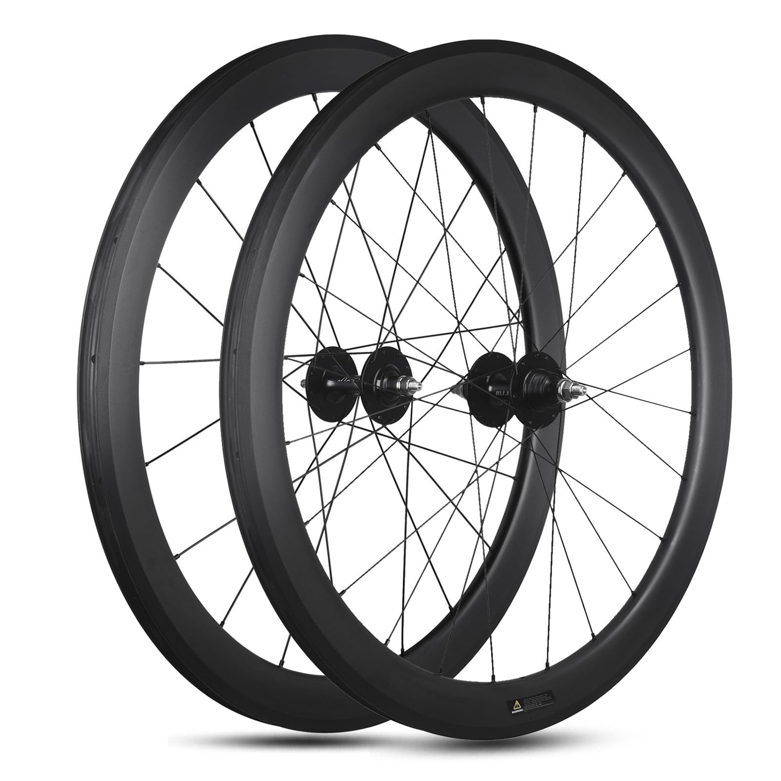 Zestaw kół z włókna węglowego do rowerów szosowych 700C, stałe koła zębate, głębokość 38/50/60/55 mm przednia i tylna opona rowerowa 100/120 mm, kompatybilna