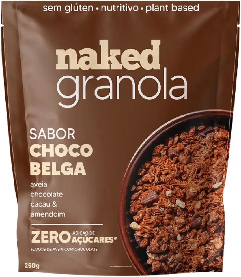 Naked Granola - Chocolate Belga e Aveia (250g)