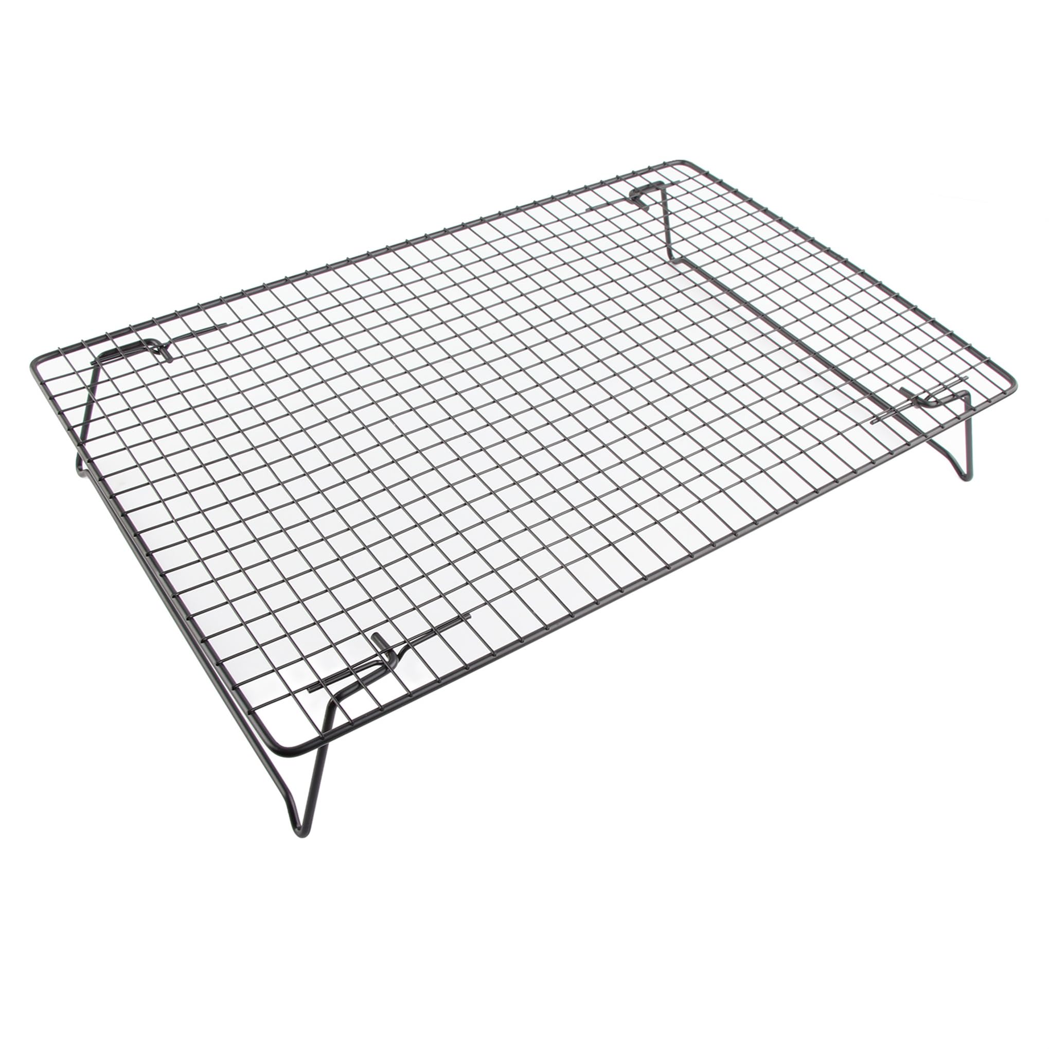 Photo 1 of Baking Cooling Rack, Iron Baking Cooling Rack for Cooking and Baking, Suitable for Dessert Cafe Bakery (Black)