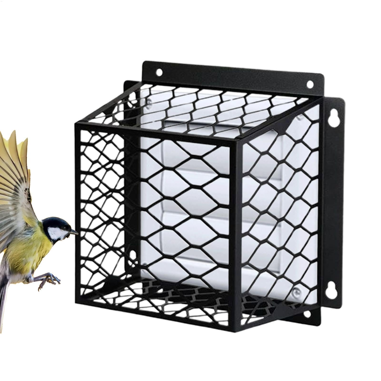 Cubierta de ventilación de acero para secadora exterior con protector anti pájaros