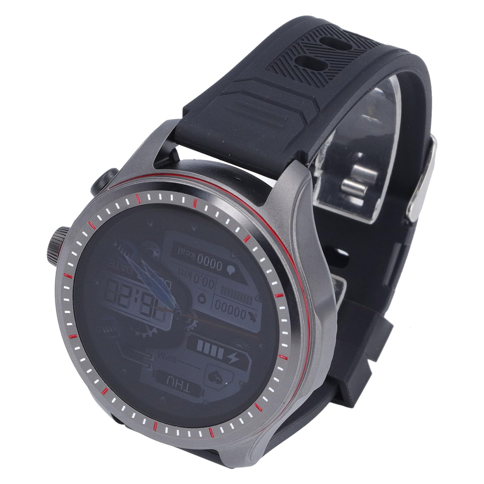 Cuifati Montre Connectée avec Écouteurs, Montre de Fitness Écran Tactile
