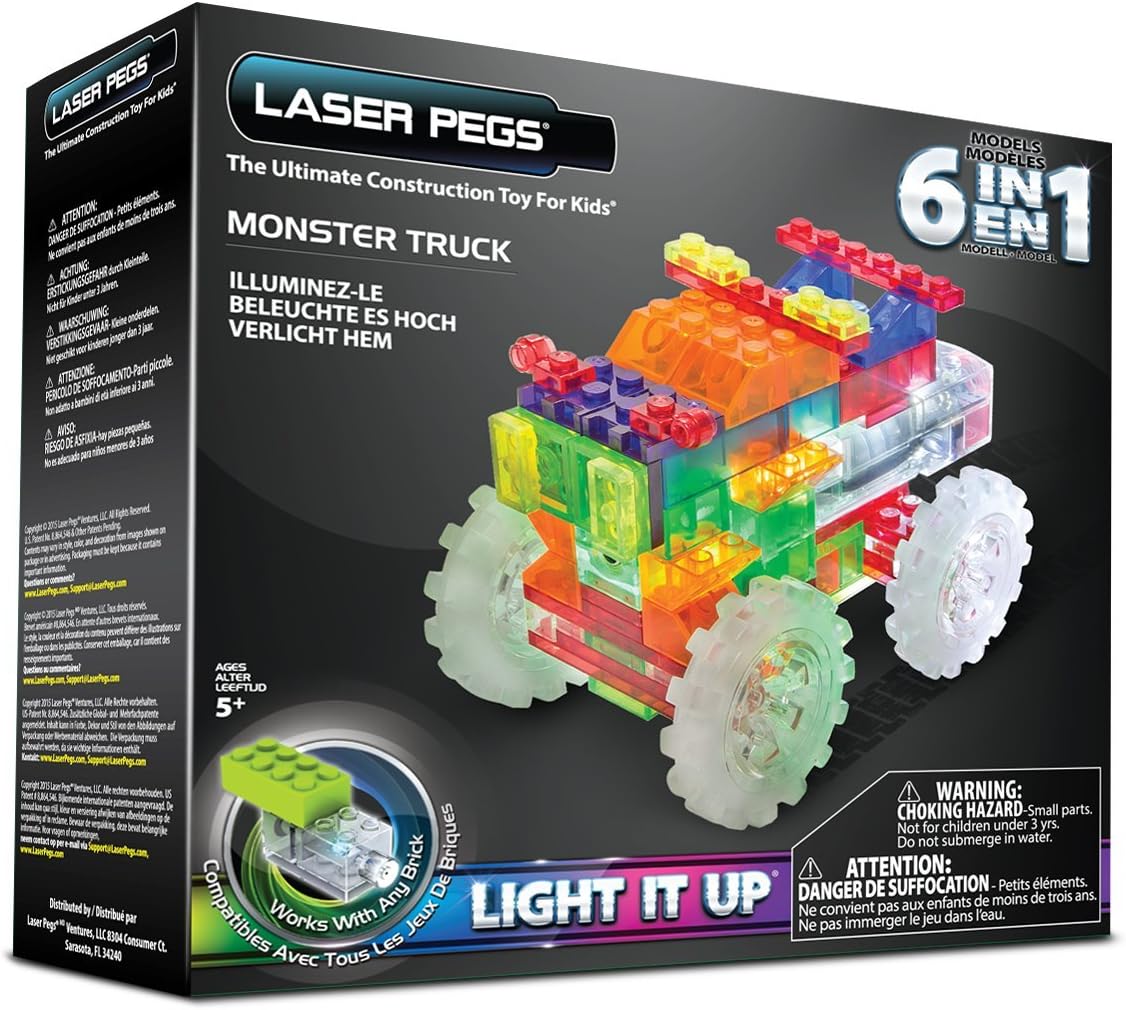 Laser Pegs Monster Truck Building Set 67 pieces Nigeria Ubuy