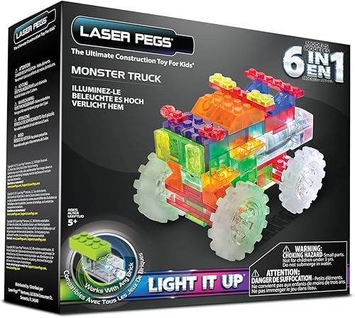 6-in-1 Set de construcción de camión de monstruos