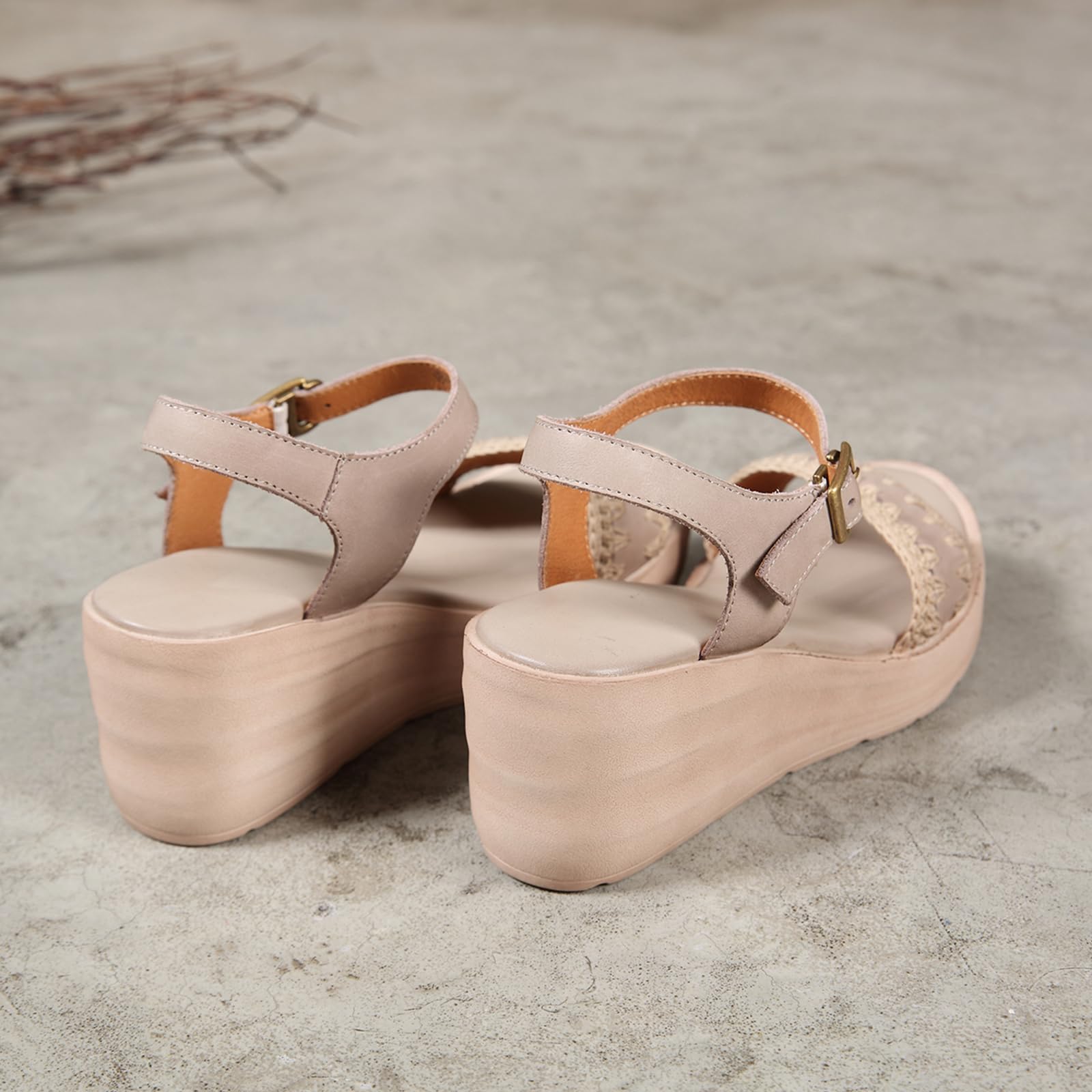 Sandali Estate Donna Zeppa Platform Punta Aperta | outfit vacanza, passeggiate campagna, attività giardino, abbigliamento vacanze, uso weekend