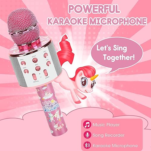 Miniatura 3 de Niskite Micrófono de juguetes para niñas pequeñas ideas de regalos de cumpleaños para niñas de 2, 3, 4 años