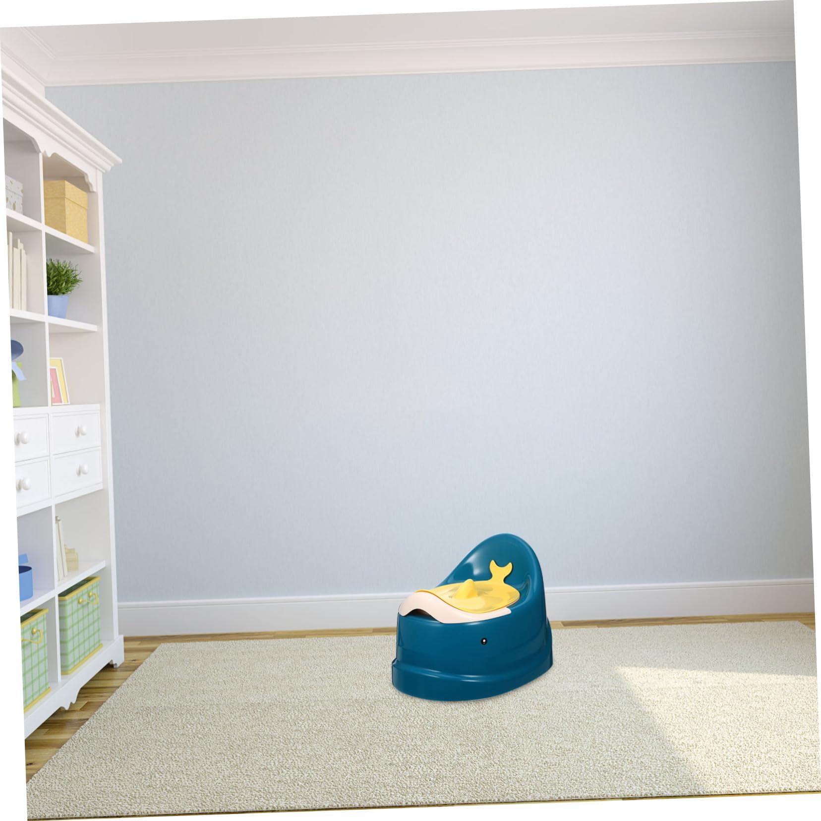 ERINGOGO Vasino per Bambini Portatile in Pp per Ragazzi e Ragazze, Comodo per Viaggio e Uso Esterno, Sedile Wc per Addestramento Design Pratico e Facile da Pulire
