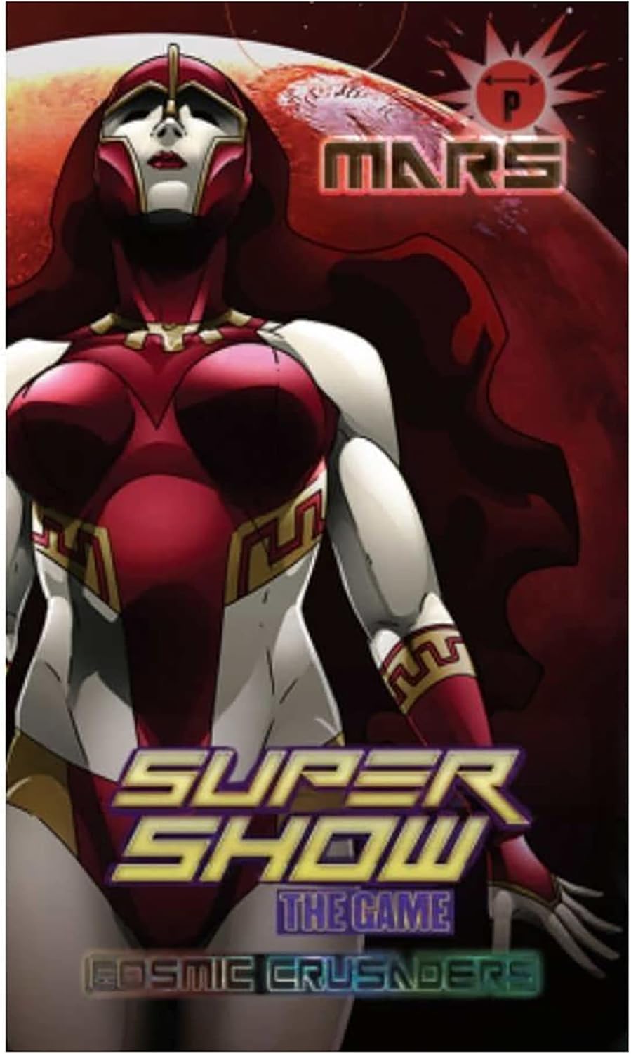 GTS Distribution Supershow Cosmic Crusader: Mars - Wrestling Card and Dice Game. SRG Structure Deck. Ages 12+, 2-6 Players, 10 Min Game Play (SRG41100)