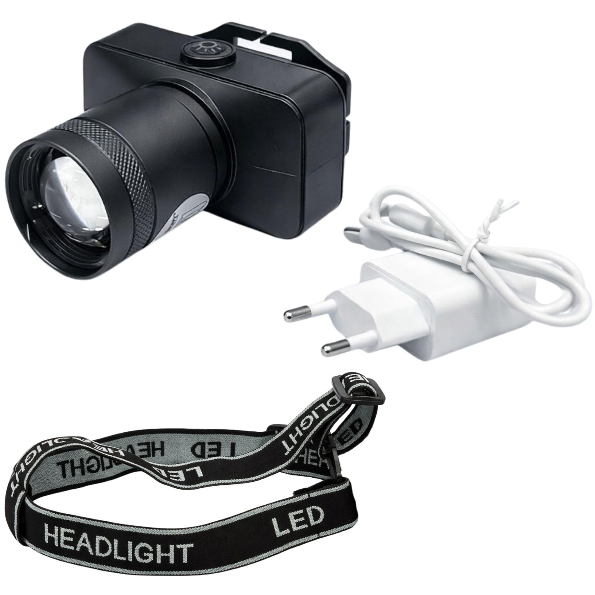 Rechargeable LED Headlamp Headlight for Medical, Surgical, Dental, Outdoor Use | Adjustable Strap, High Brightness Focus Beam, Lightweight Hands-Free Head Torch-image-8