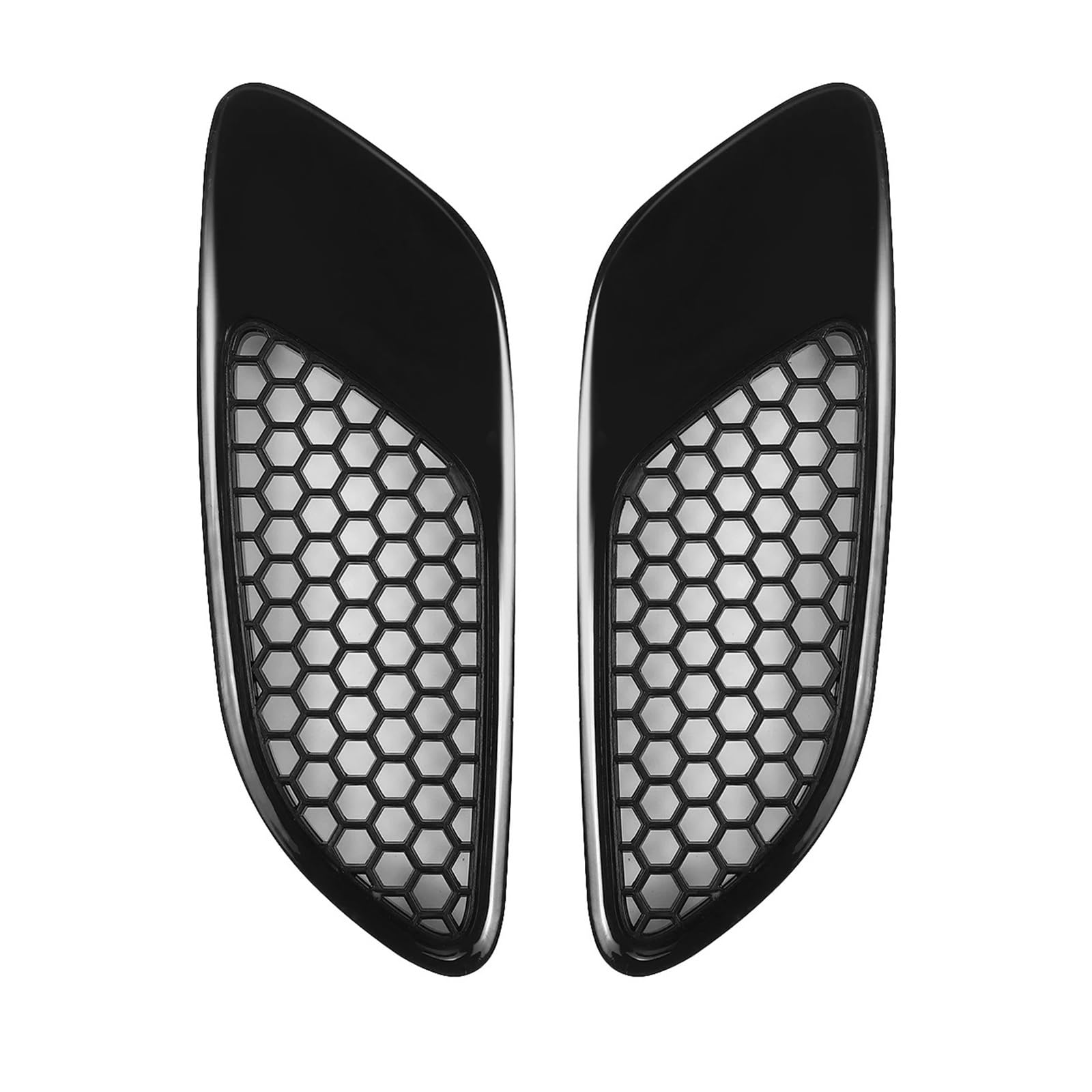 Persiennes de capot BMW E90 E91 E92 E93 M3 écope air look carbone noir - 6