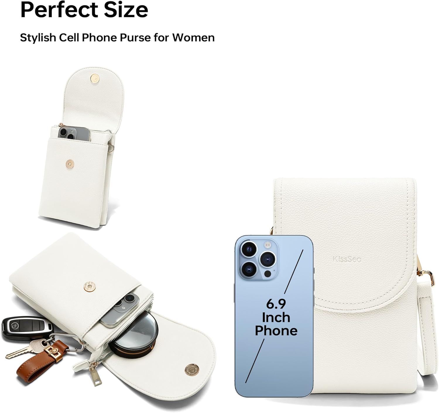 Small Crossbody Bags for Women Cell Phone Purse with Adjustable Strap Mini Wallet Handbag for Daily Use