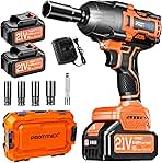 Cordless Impact Wrench, 900Ft-lbs (1200N.m) 1/2