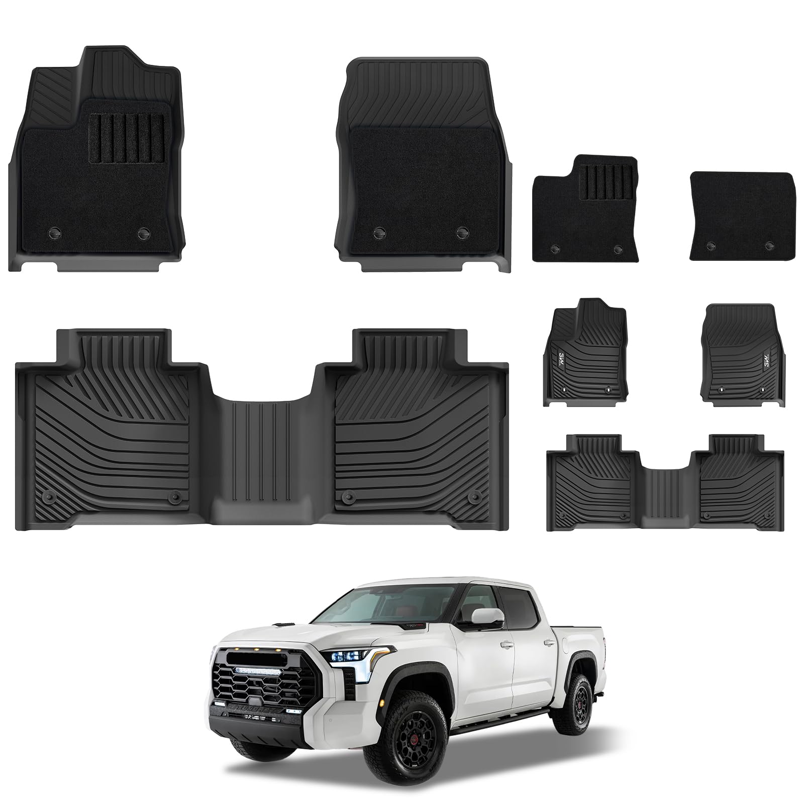Amazon.com: 3W Floor Mats & Front Carpets Fit 2022-2026 Toyota