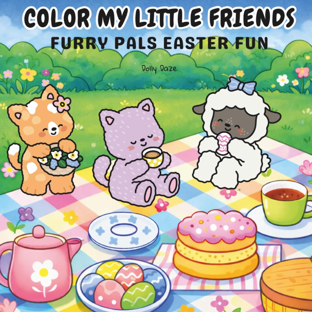 Color My Little Friends: Furry Pals Easter Fun