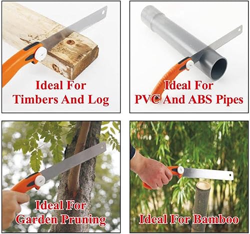 Miniatura 2 de Sierra de mano para carpintero, sierra manual para carpintería, sierra de madera dura para principiantes - 225P