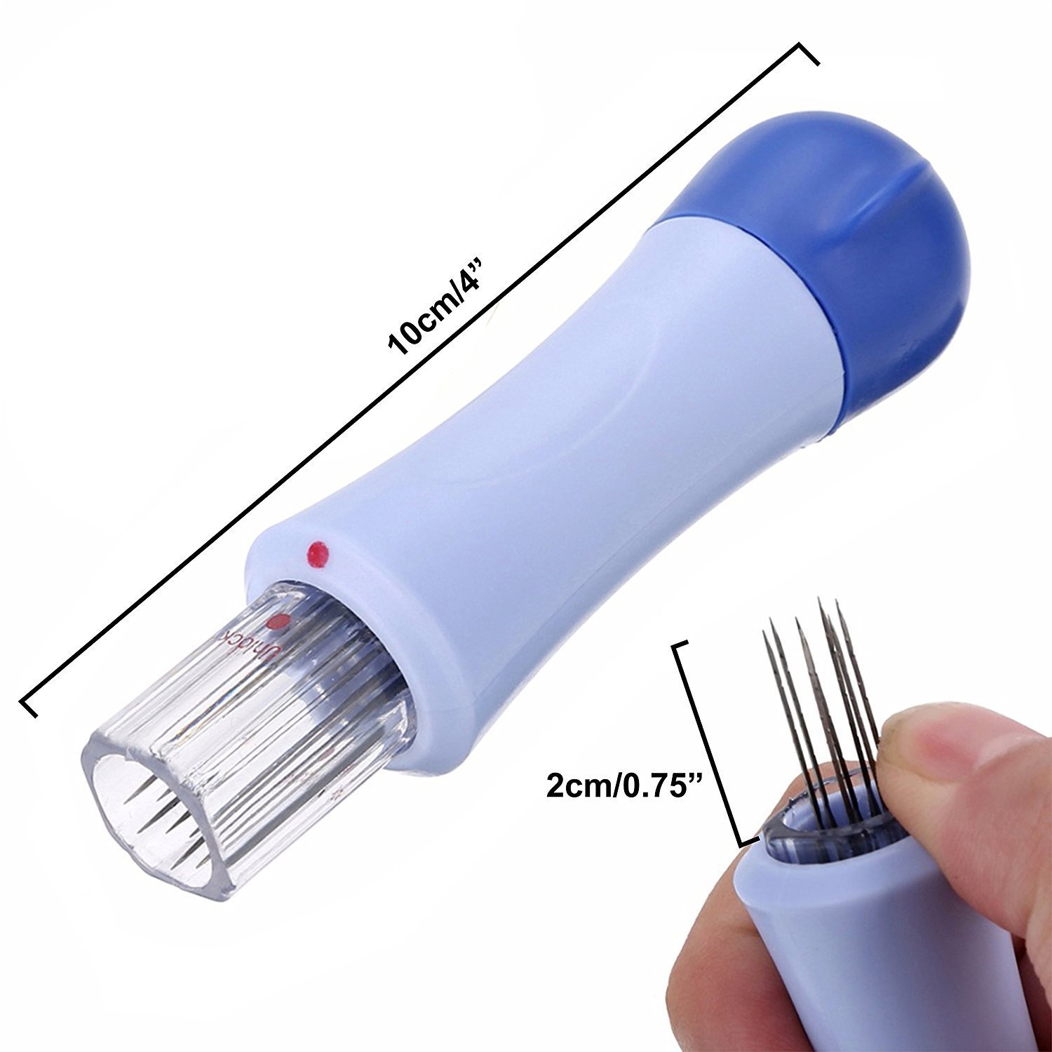 Felting Needles of 3 Sizes + Handle Felt Tool Holder, Felt Needle Tool