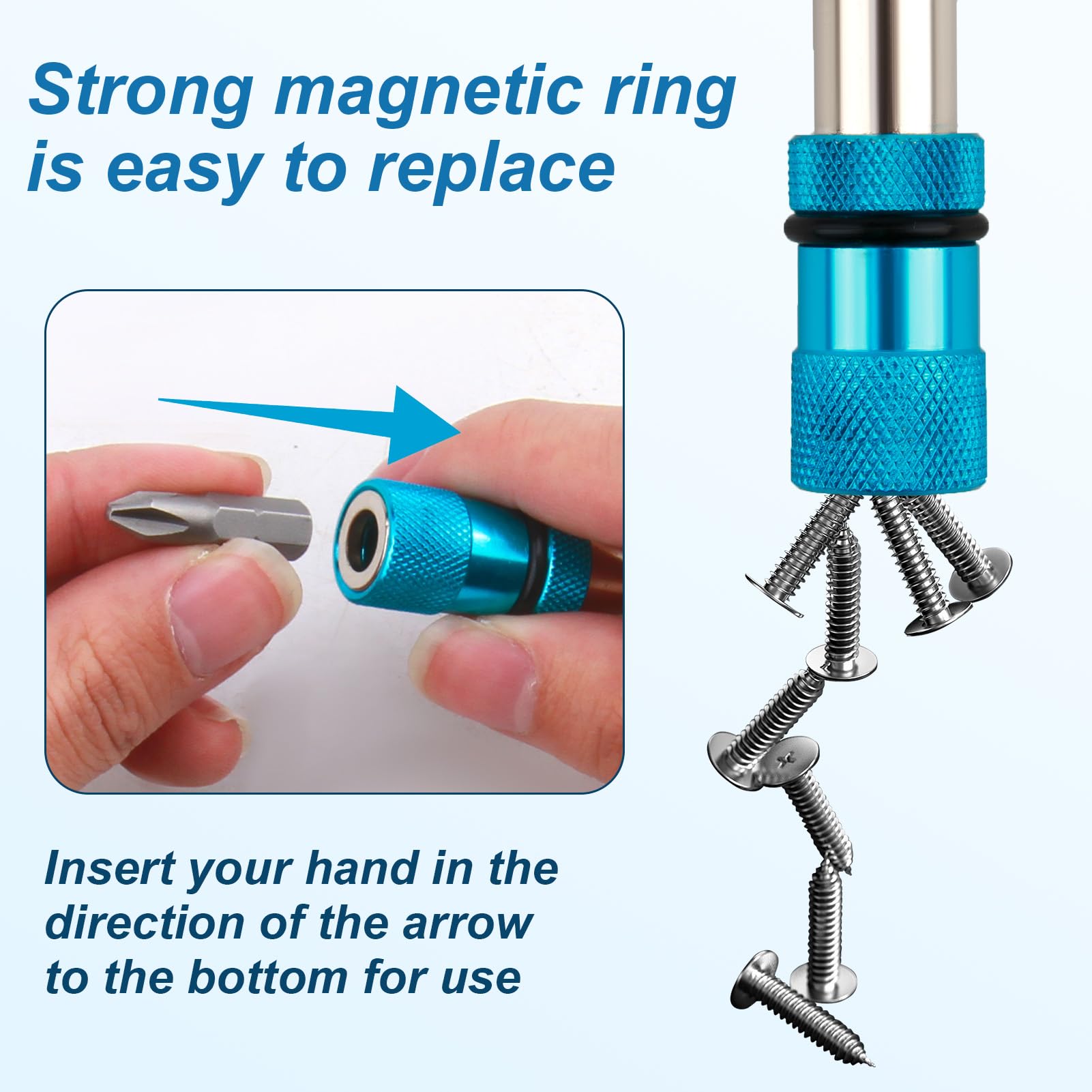 Porte-embout à Profondeur De Vissage Réglable 1/4" X 50 Mm WERA