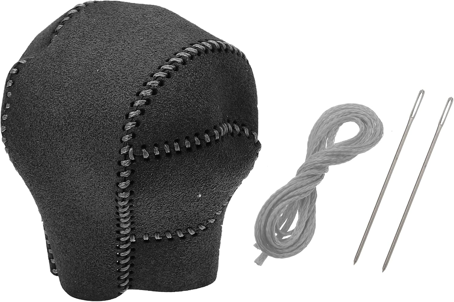 X AUTOHAUX Auto PU Leather Gear Shift Knob Cover for Toyota