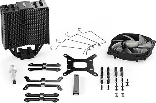 Miniatura 7 de be quiet! Dark Rock Slim - Enfriador de CPU TDP de 180 W con alas silenciosas 3 ventilador PWM de 4.724 in  Intel 1700 1200 2066 1150 1151 1155 2011