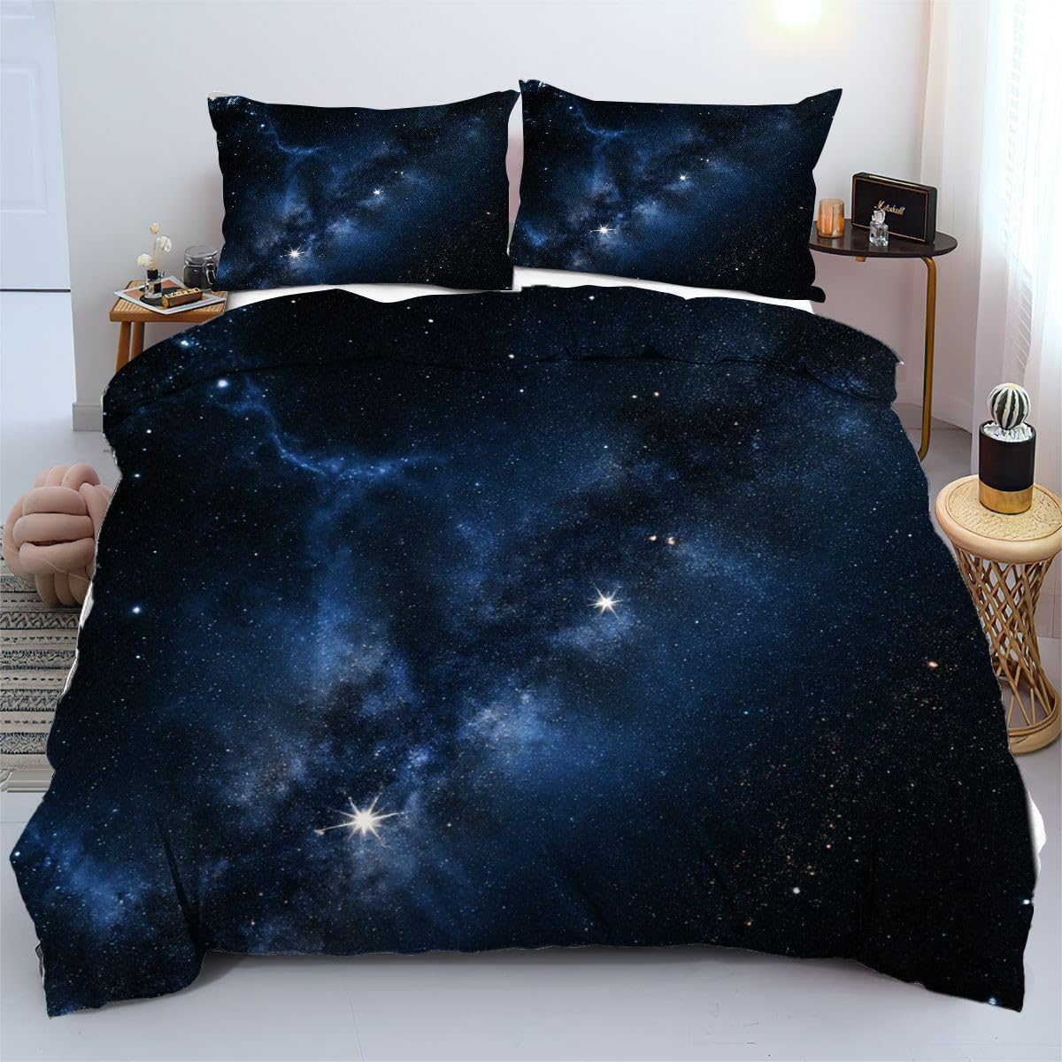 Housse de couette 90x190 enfant infroissable en microfibre douce, idéale sans repassage