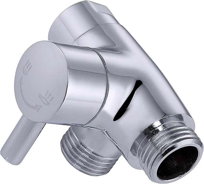 G-Promise Solid Metal Shower Arm Diverter for Hand Held Showerhead and ...